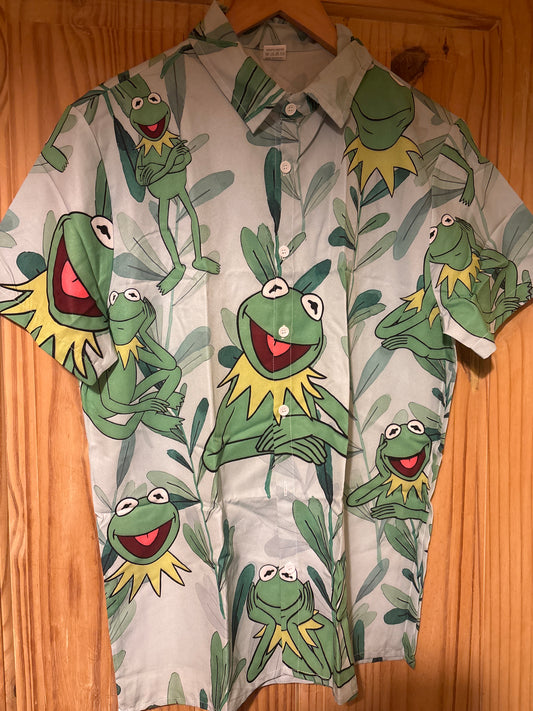 The Kermit poser shit shirt shite Hawaiian Shirt medium