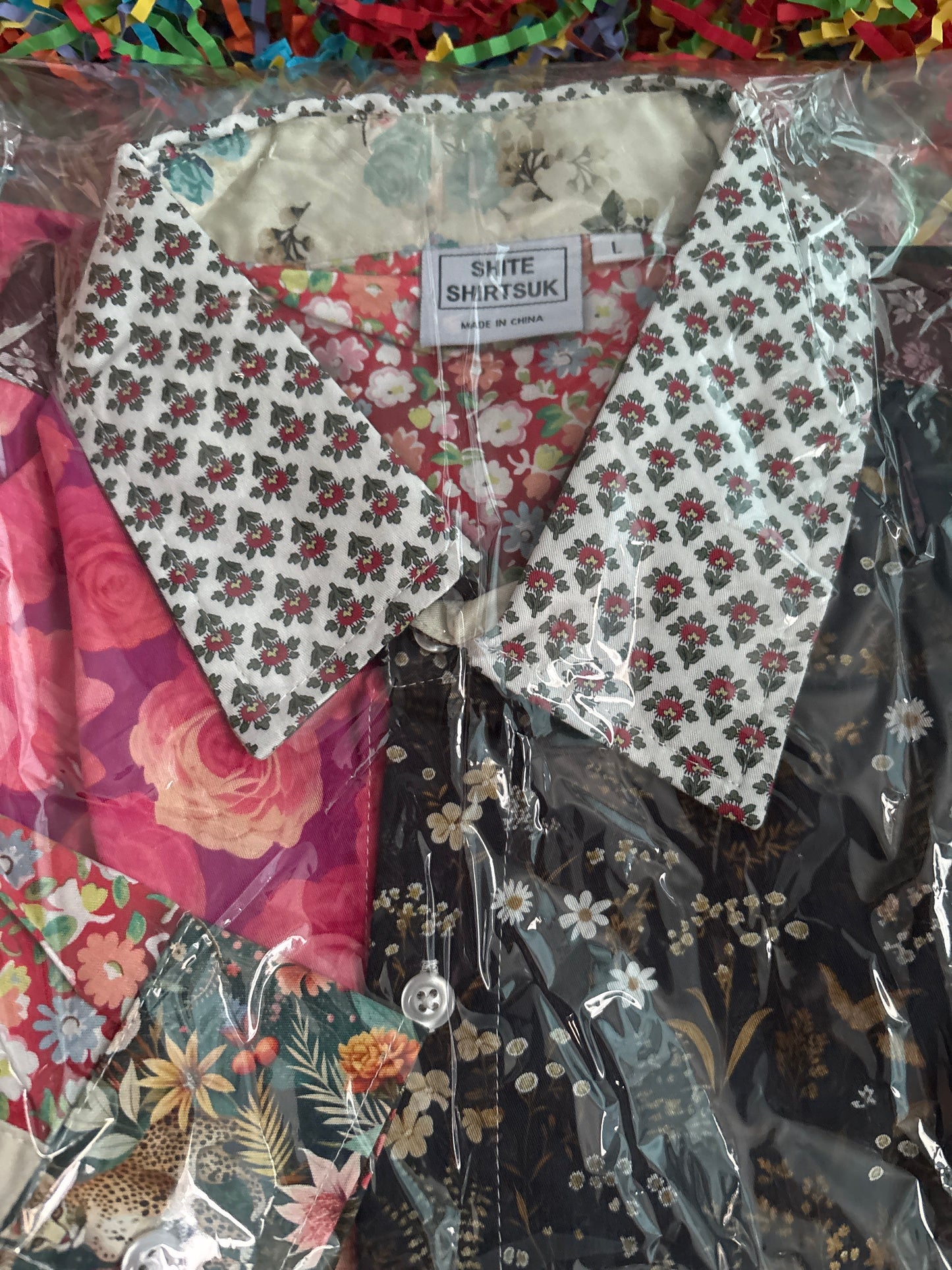 Chemise Shite des années 60, chemise homme florale tropicale totalement unique, taille L