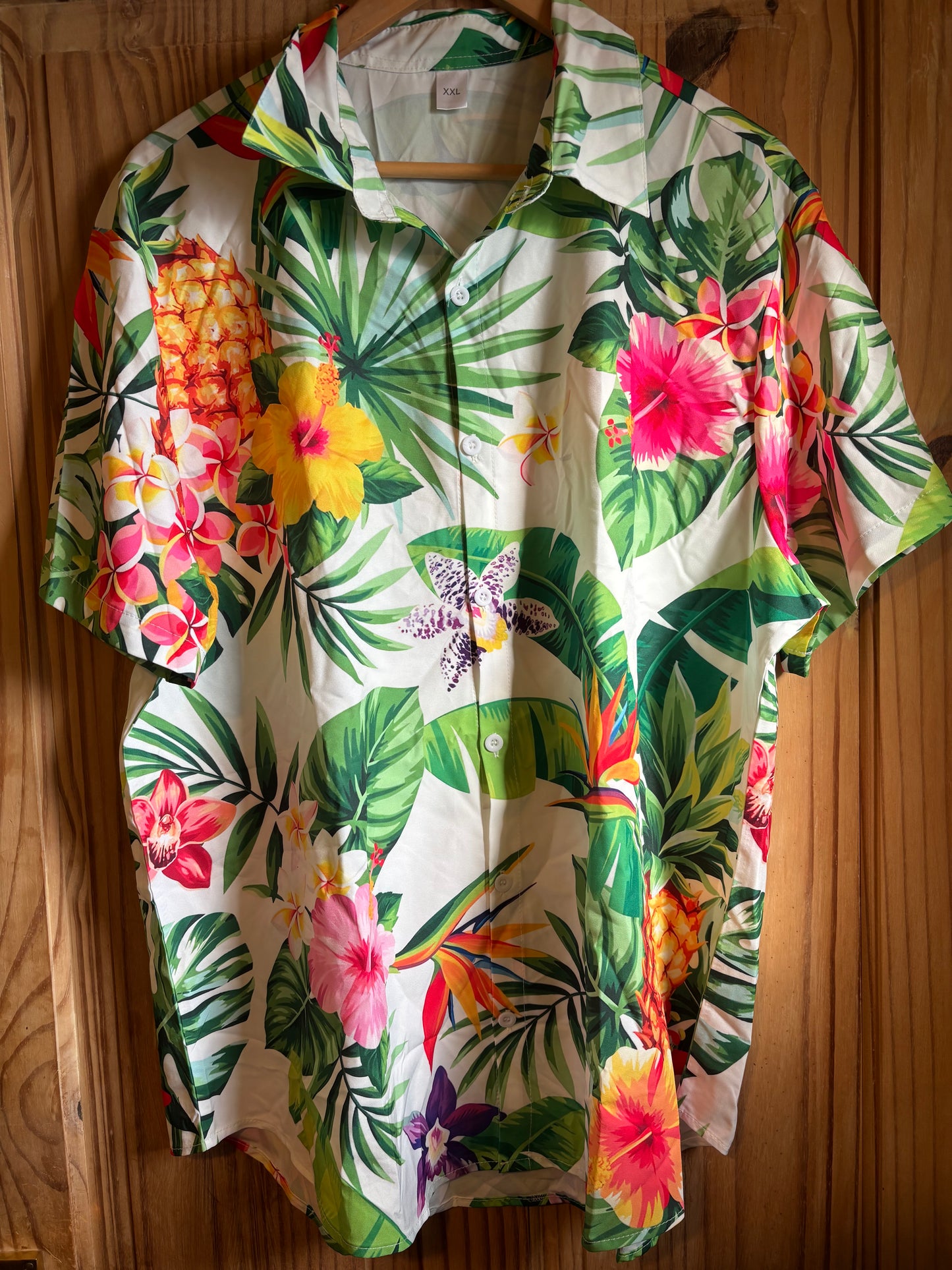 La chemise hawaïenne de merde du jardin d'Eden