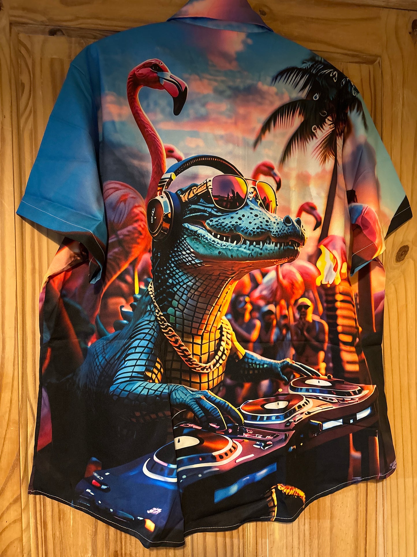 DJs a croc of shit Hawaiian Shirt