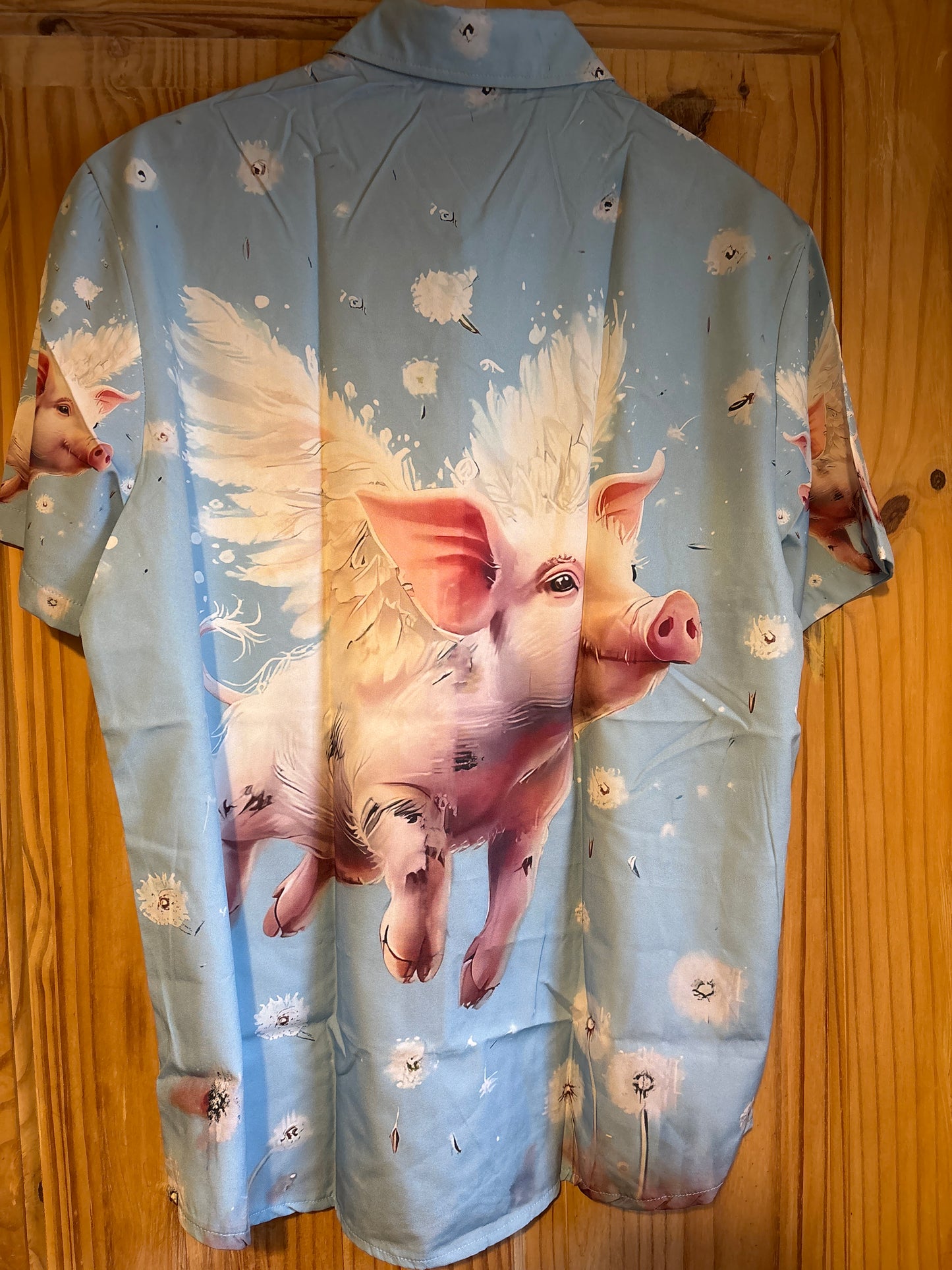 Les cochons peuvent voler la chemise hawaïenne de merde