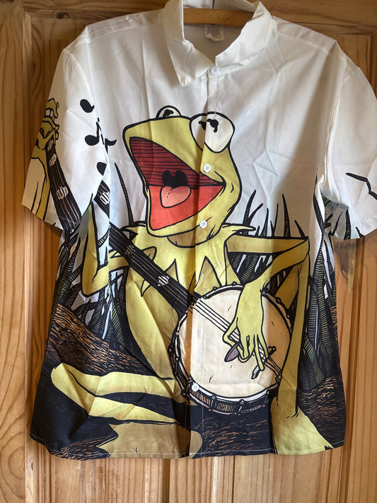 Kermit stars in the new deliverance film Hawaiian Shirt