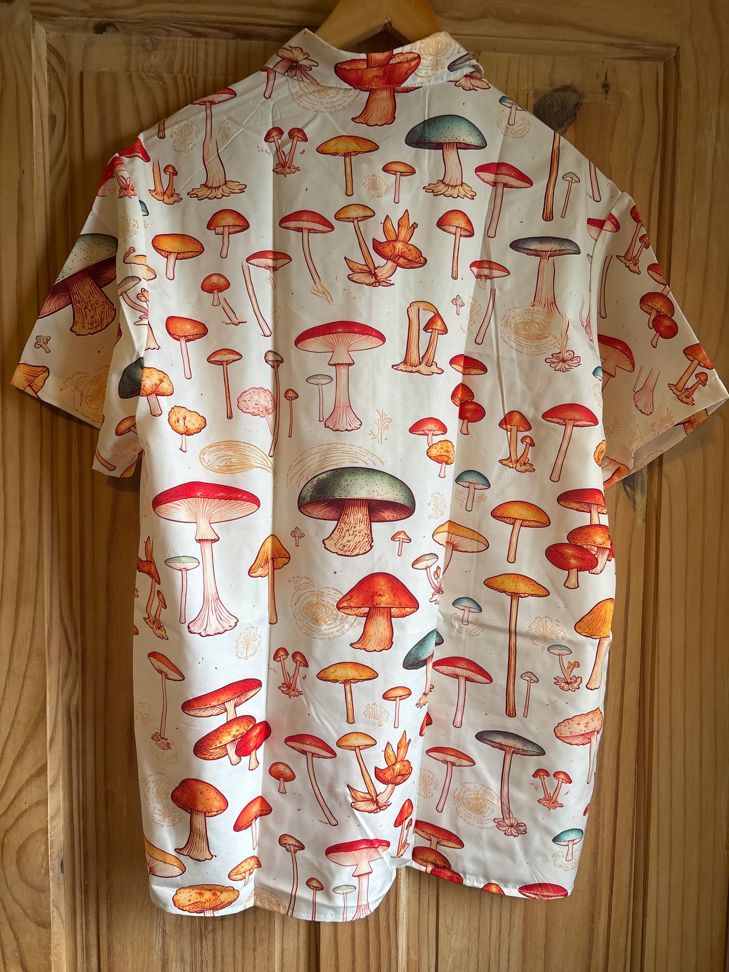 Not mush room left on this shite Hawaiian Shirt