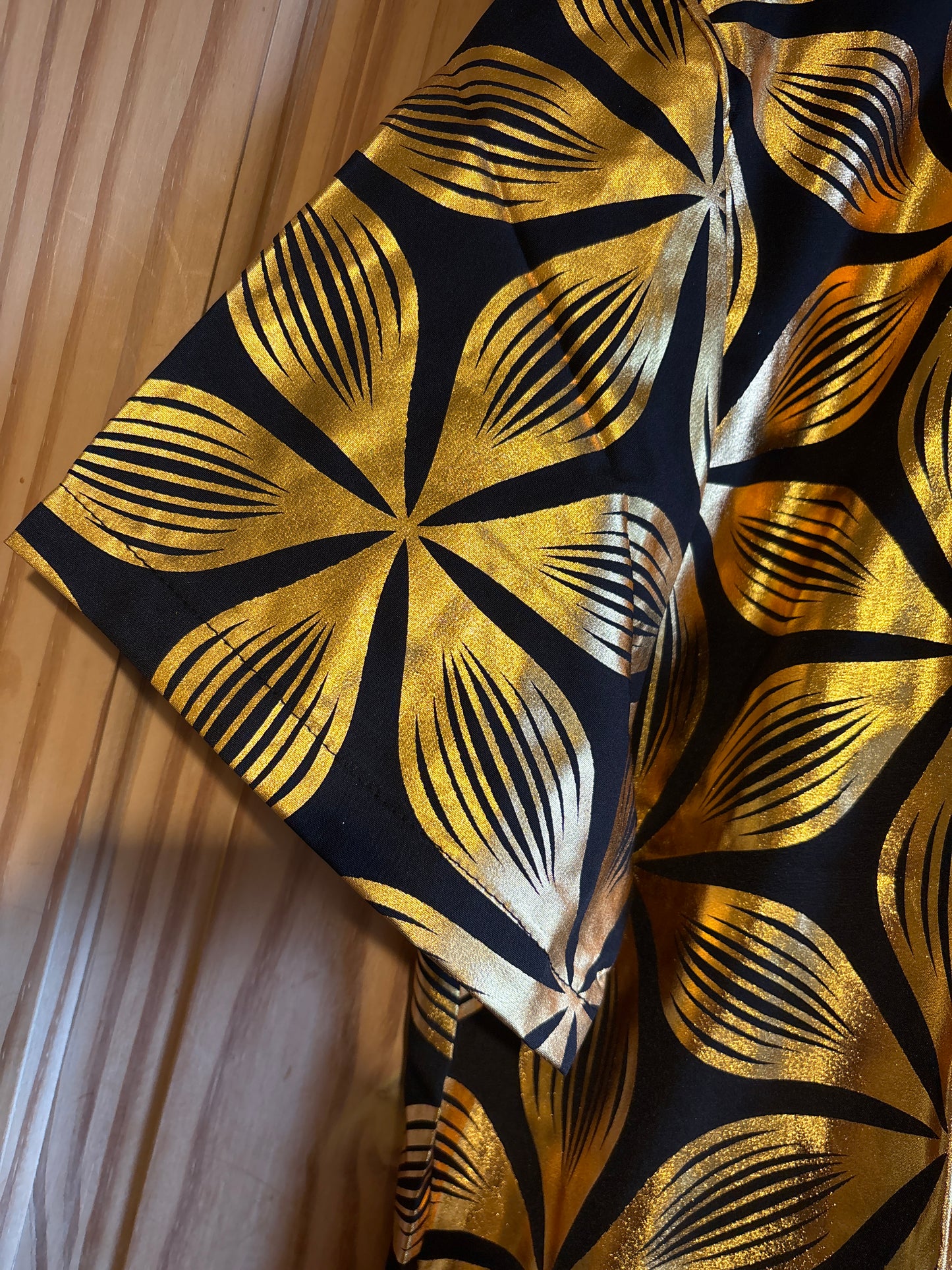 A touch of gold foil shite original party Shirt