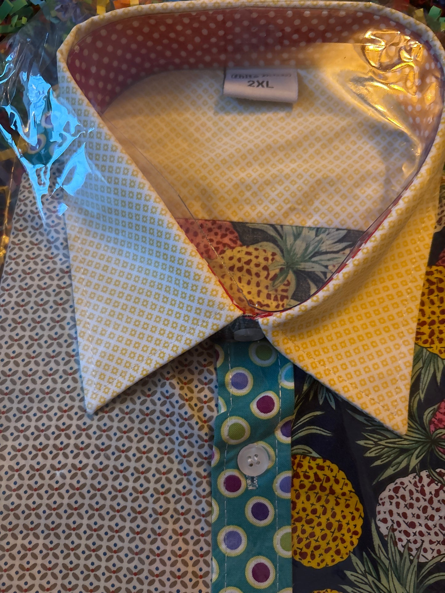 Shite Shirts Shirt size 2XL watermelon 80s club gammon with pineapple please