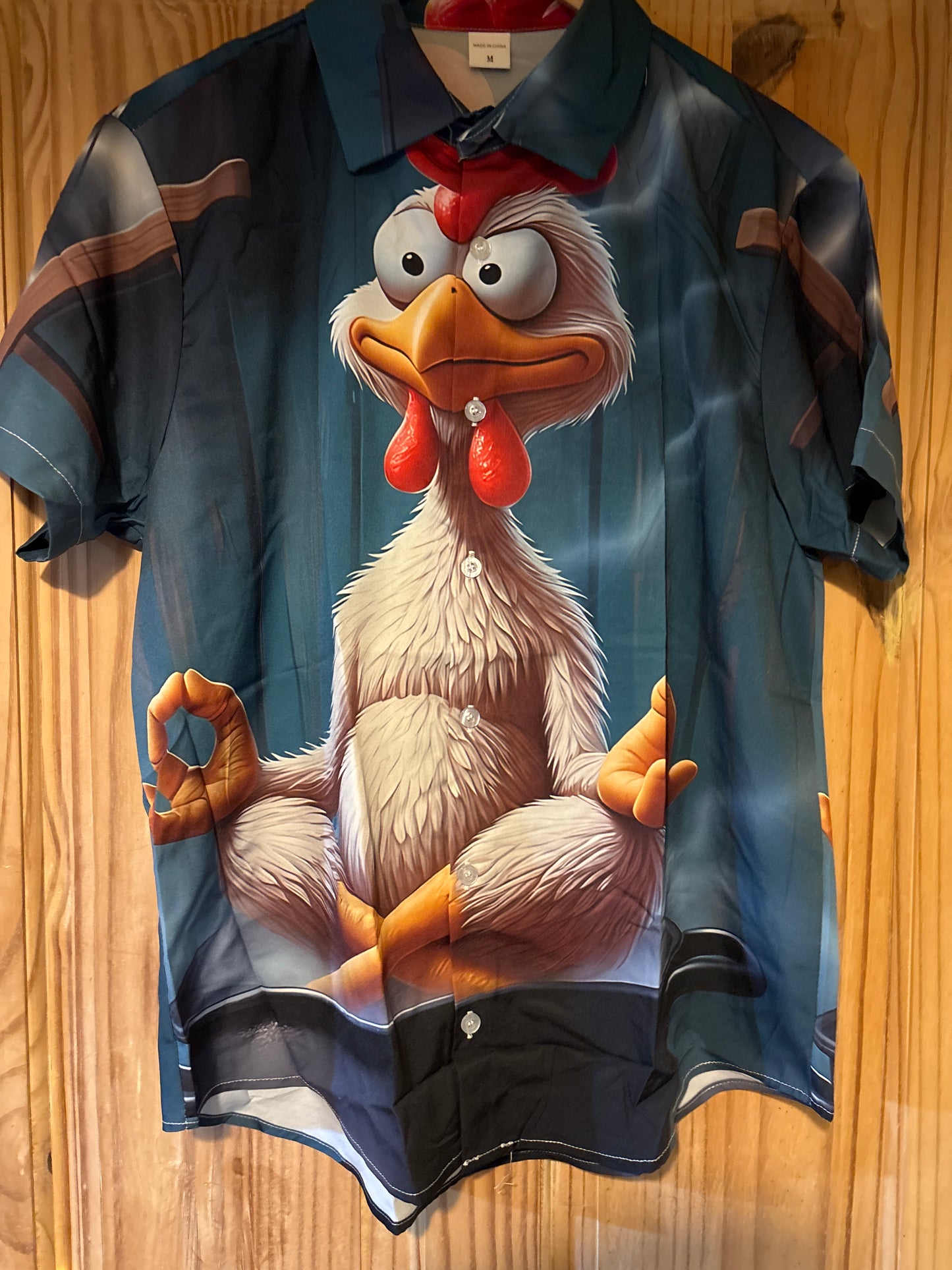 Qui de la poule ou de l'œuf était là le premier ? Chemise hawaïenne de merde