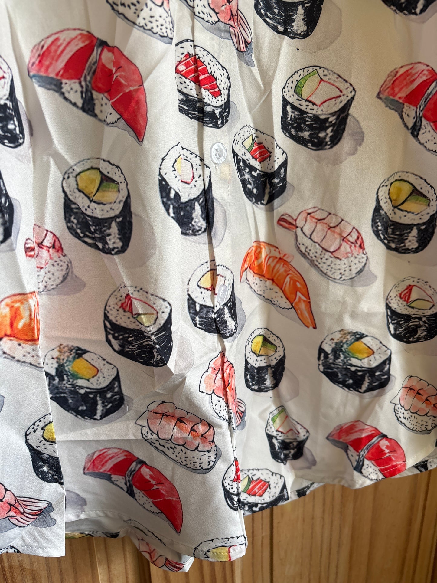 La chemise hawaïenne roi du sushi