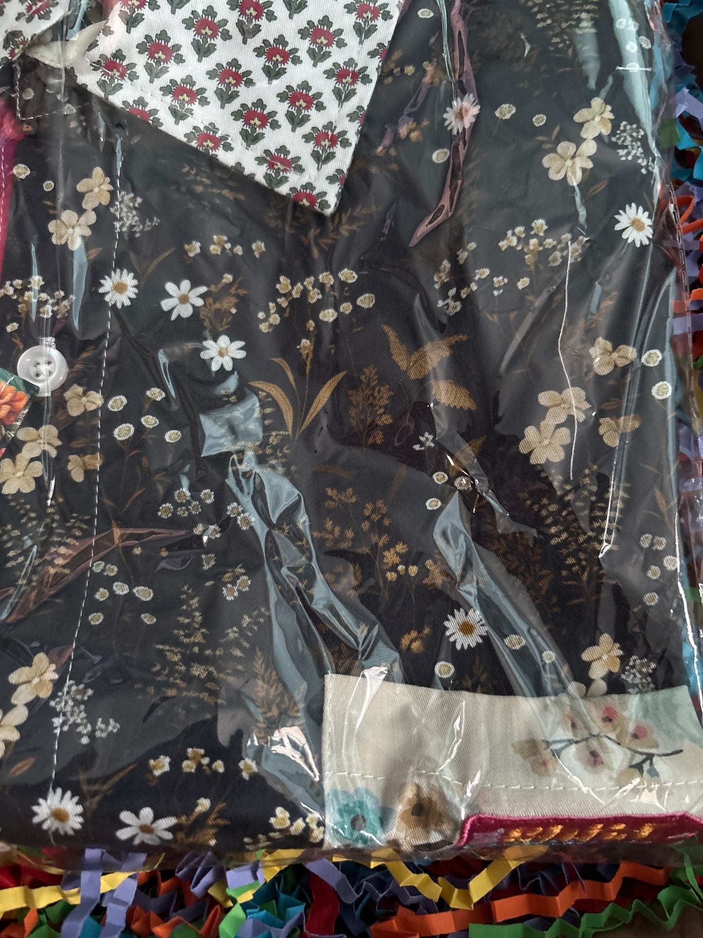 Chemise Shite des années 60, chemise homme florale tropicale totalement unique, taille L