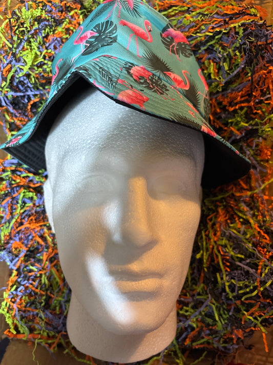 Save the flamingo Bucket Hat
