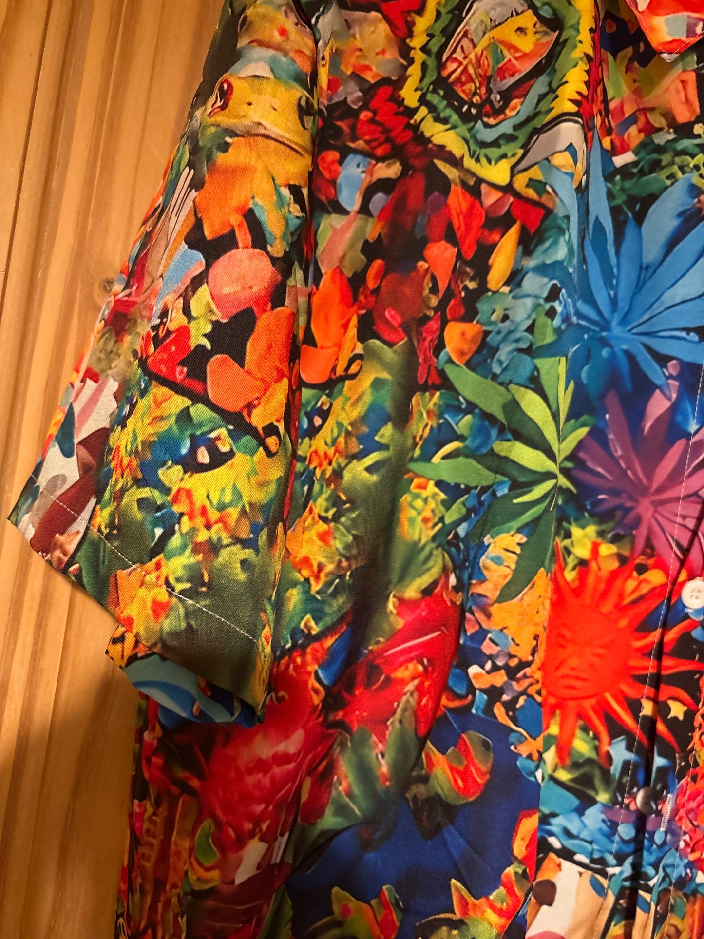 70s hippy trippy wacky retro Hawaiian Shirt