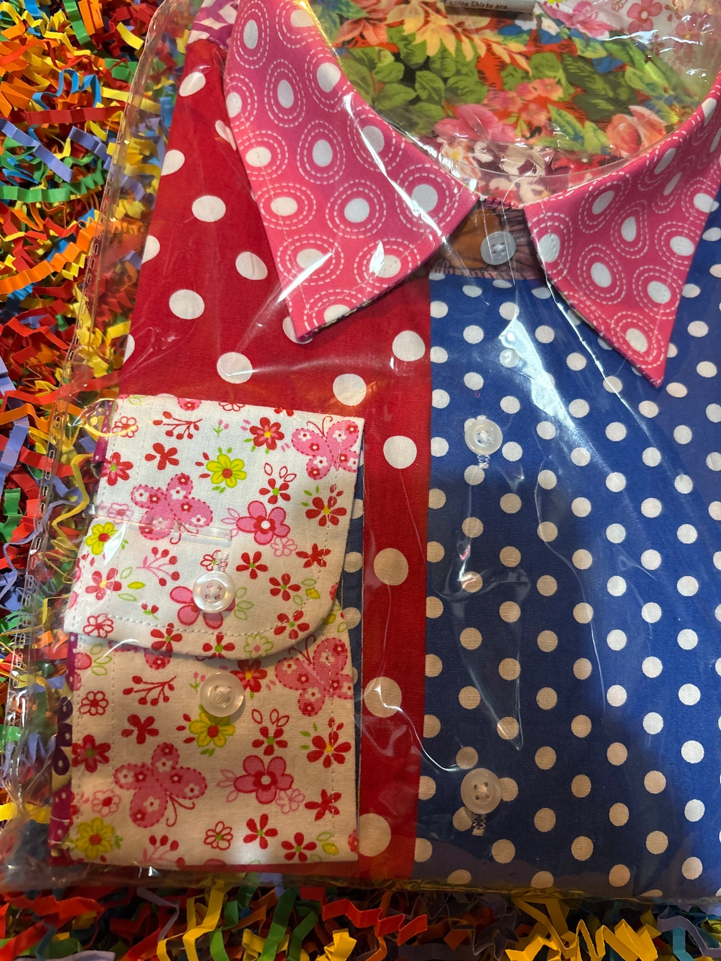 Shite Shirts cotton Shirt size 2XL mr spotty with a twist