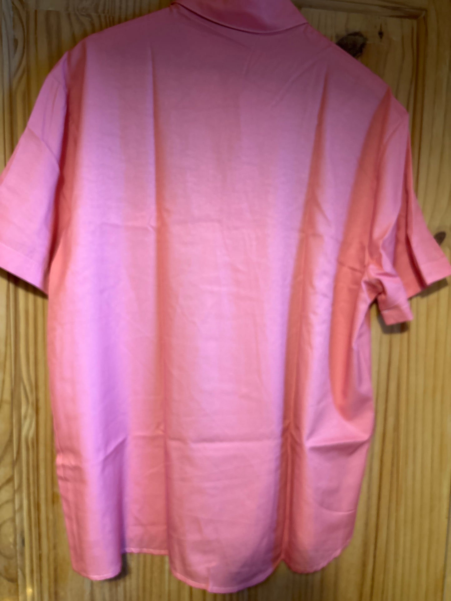 Chemise hawaïenne flamant rose avec pinte