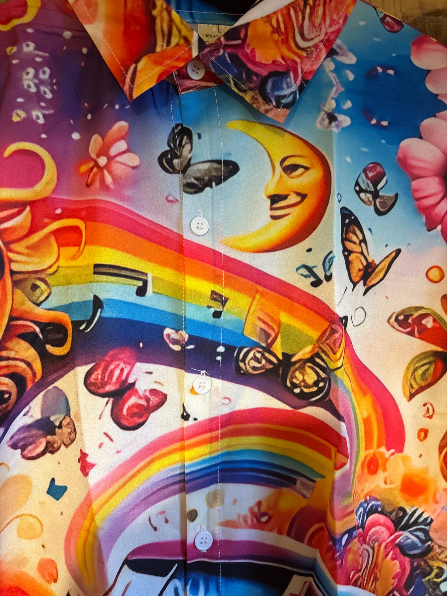 70s hippy bus retro Hawaiian Shirt