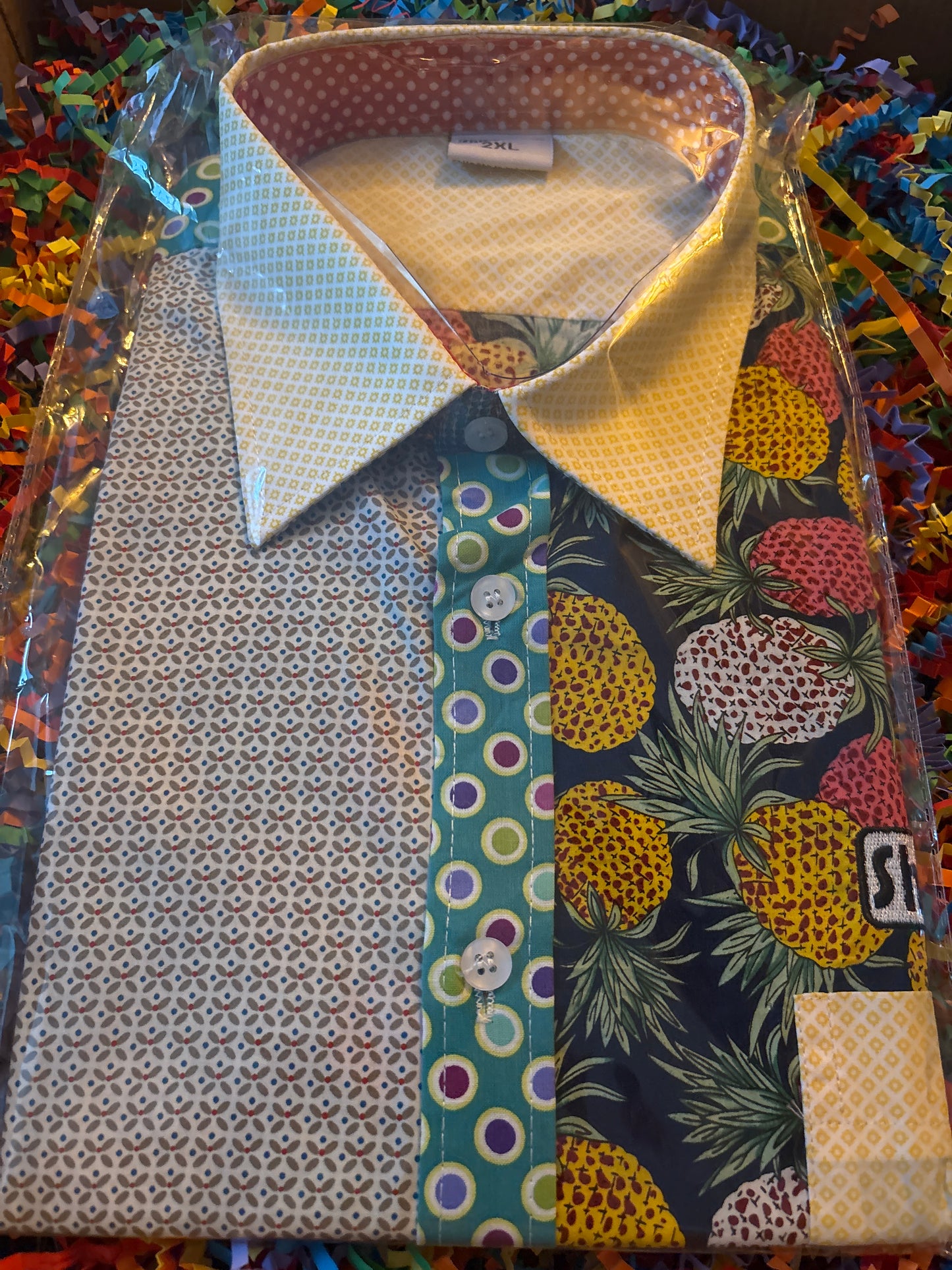 Shite Shirts Shirt size 2XL watermelon 80s club gammon with pineapple please