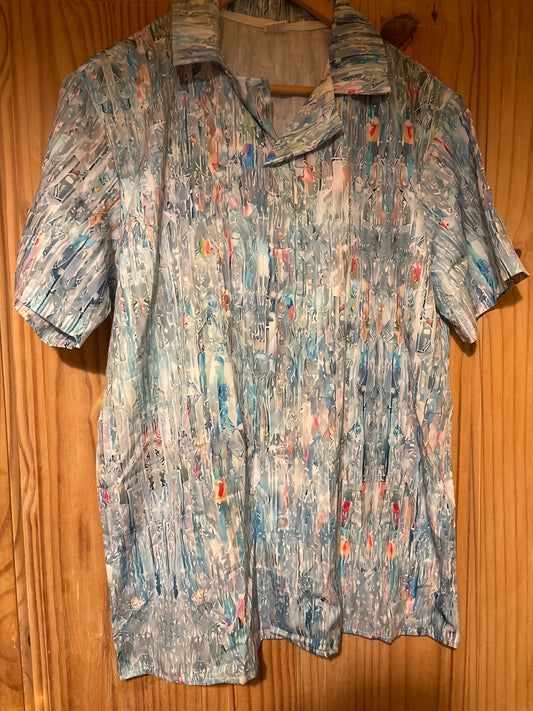 The frozen explosion Hawaiian Shirt medium