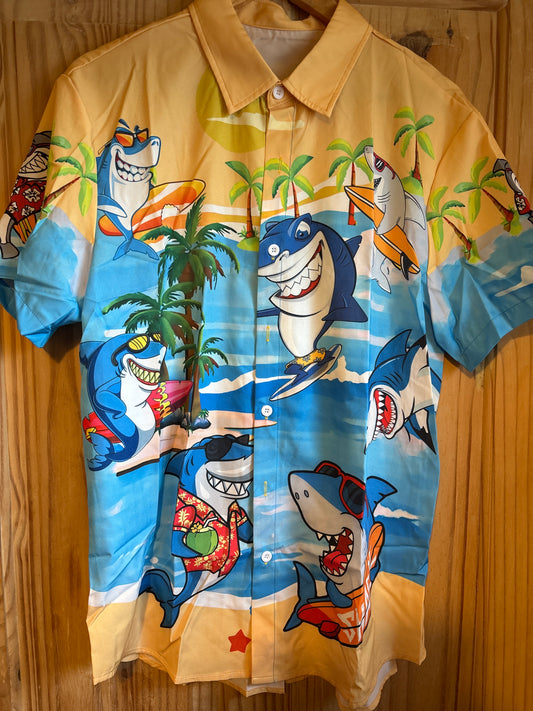 Shark Attack holiday snaps Hawaiian Shirt
