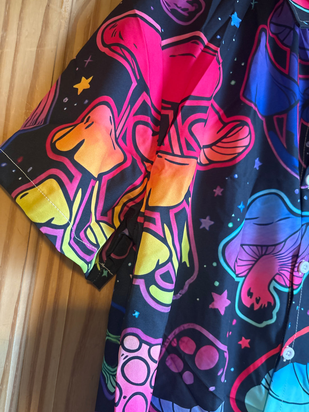 The magic mushroom rave shite Hawaiian Shirt