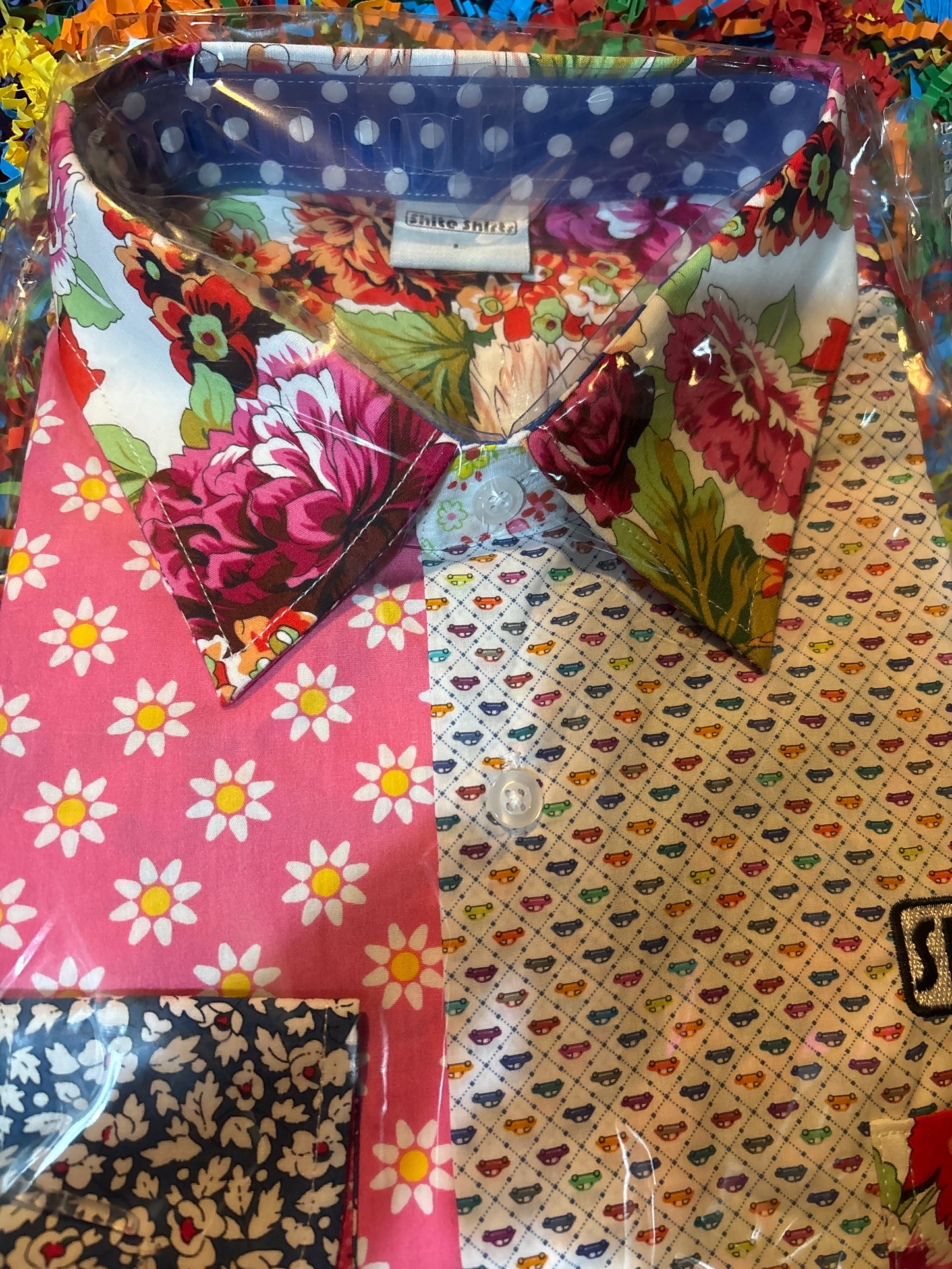 Shite shirts 60s totally unique tropical floral shirt men’s shirt size large